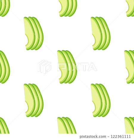 slices of avocado seamless pattern 122361111