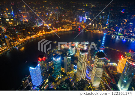 中國上海市中心天文台的夜景 中國上海市中心天文台的夜景 122361174