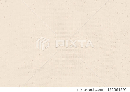 Textured craft paper. Mulberry washi. Natural peach beige fiber background. Recycled rice paper print. Vector nude colors surface. Vintage cream backdrop. 122361291