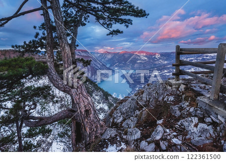 Sunrise from Banjska Stena in Tara National Park Sunrise from Banjska Stena in Tara National Park 122361500