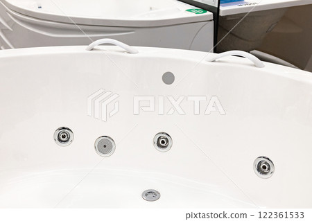 Picture of a jacuzzi bathtub in bathroom of apartment 122361533