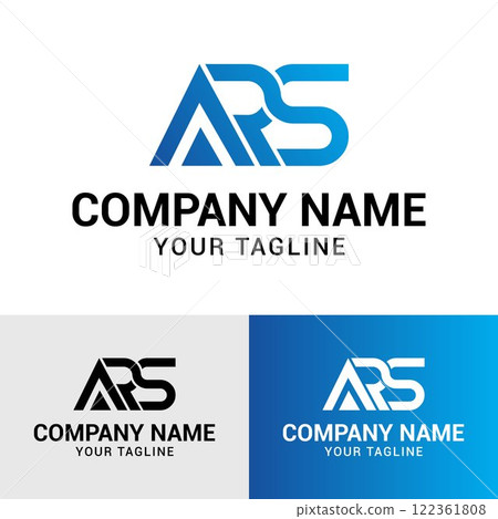 Abstract modern Initial ARS letter typography modern geometric vector logo design Abstract modern Initial ARS letter typography modern geometric vector logo design 122361808