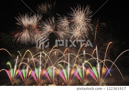 Omagari Fireworks National Fireworks Competition Fireworks provided by the competition 122361917