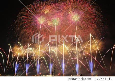 Omagari Fireworks National Fireworks Competition Fireworks provided by the competition 122361919