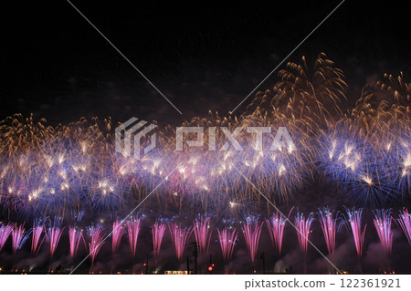 Omagari Fireworks National Fireworks Competition Fireworks provided by the competition 122361921
