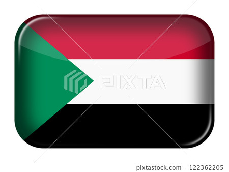 Sudan web icon rectangle button 122362205