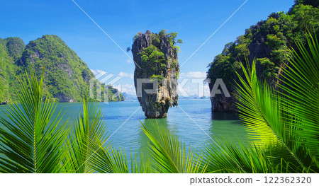 james bond island in thailand, ko tapu 122362320