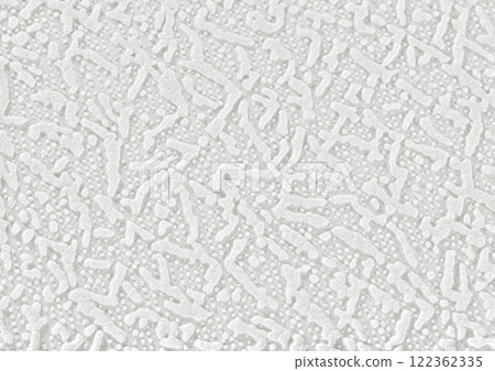 Background of red evenly textured paper wallpaper with waves and curls close up. 122362335