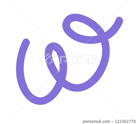 Loop linear swirl color doodle Loop linear swirl color doodle 122362778