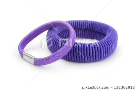 Hair tie isolated on white. 122362918
