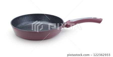 Frying pan isolated on white. 122362933