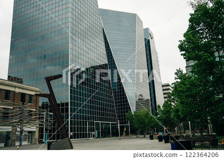 downtown regina, saskatchewan canada - may 2 2024 122364206