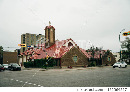downtown regina, saskatchewan canada - may 2 2024 122364217