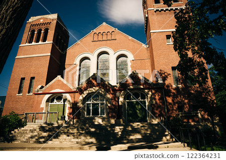 church in Winnipeg, Manitoba, Canada - July 20, 2024 church in Winnipeg, Manitoba, Canada - July 20, 2024 122364231