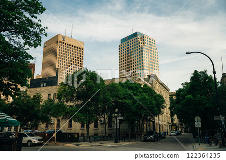 downtown in Winnipeg, Manitoba, Canada - July 20, 2024 122364235