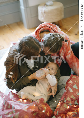 Captivating and Candid Holiday Moments Shared with Baby and Loved Ones Around Us 122364548