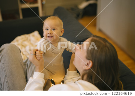 Joyful Moments The Beautiful Bonding Experience Shared Between Parent and Child Joyful Moments The Beautiful Bonding Experience Shared Between Parent and Child 122364619