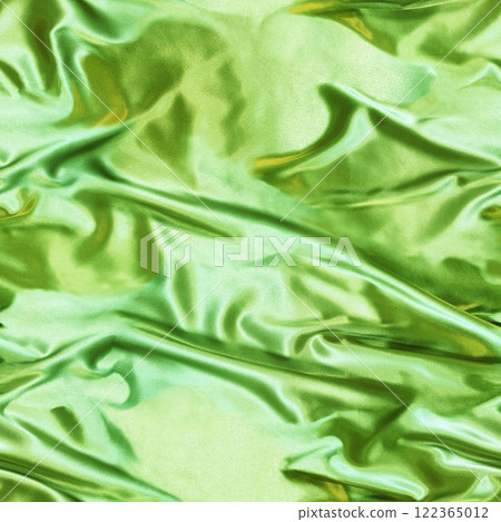 Seamless pattern smooth elegant green silk as background 122365012