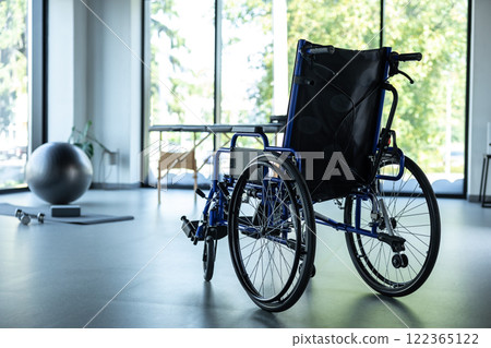 Rehab office with mobility equipment for healthcare treatment providing assistance and support Rehab office with mobility equipment for healthcare treatment providing assistance and support 122365122