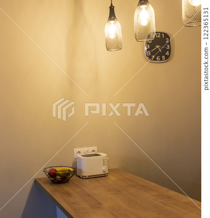 Interior design of the kitchen in the small apartment Interior design of the kitchen in the small apartment 122365131