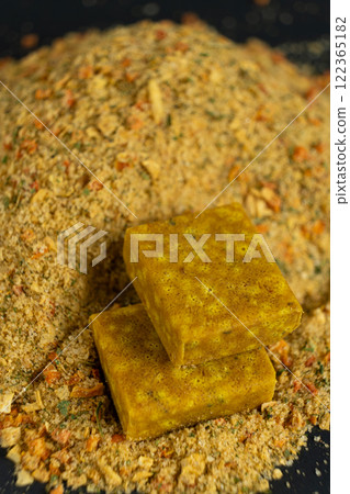 Flavor Cubes with Seasoning Mix. All-Purpose Cooking Cubes 122365182