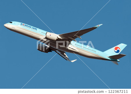 大韓航空 A350-900 起飛爬升 122367211