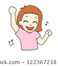 Fun action illustrations 122367238