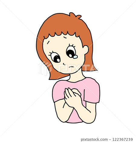 Sad action illustration Sad action illustration 122367239