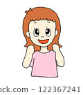 Happy action illustration 122367241