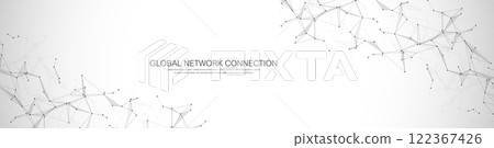 Abstract dynamic motion lines and dots connection background with plexus effect. Digital streaming background, wave flow. Dotted plexus stream background. Futuristic tech vector illustration Abstract dynamic motion lines and dots connection background with plexus effect. Digital streaming background, wave flow. Dotted plexus stream background. Futuristic tech vector illustration 122367426