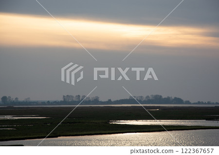 Sunset at Barther Bodden near Zingst, Germany Sunset at Barther Bodden near Zingst, Germany 122367657