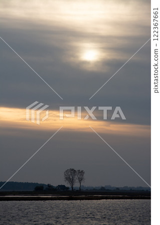 Sunset at Barther Bodden near Zingst, Germany Sunset at Barther Bodden near Zingst, Germany 122367661