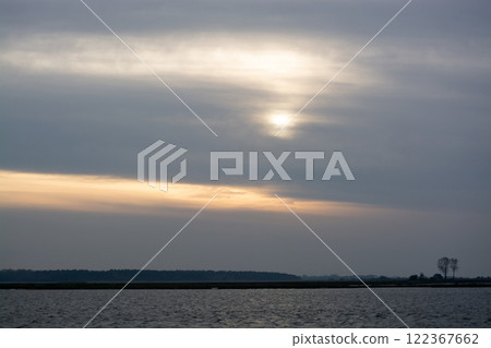 Sunset at Barther Bodden near Zingst, Germany Sunset at Barther Bodden near Zingst, Germany 122367662