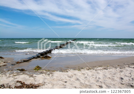 Groyne in Zingst, Darss, Germany 122367805
