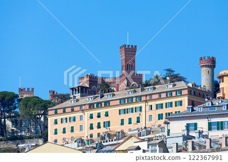 The D'Albertis Castle in Genoa 122367991