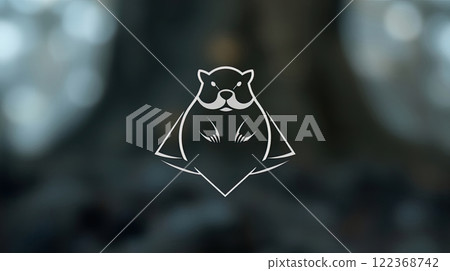 The groundhog animal, or a woodchuck. A rodent. The groundhog animal, or a woodchuck. A rodent. 122368742