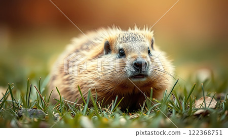 The groundhog animal, or a woodchuck. A rodent. 122368751