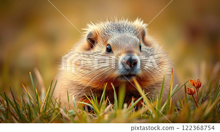 The groundhog animal, or a woodchuck. A rodent. 122368754