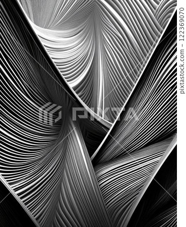 Black and white straight and curved background material Black and white straight and curved background material 122369070