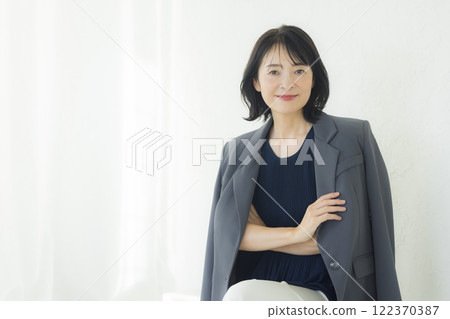 中年女性美麗形象 122370387