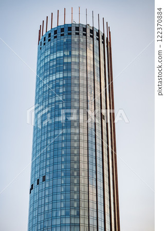 Modern high-rise buildings of Yekaterinburg. Modern high-rise buildings of Yekaterinburg. 122370884