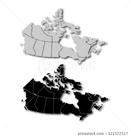 Canada country map 122372527