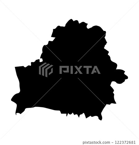 Belarus country map icon vectors illustration symbol design 122372681