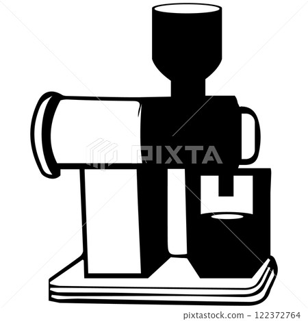meat grinding machine icon vectors illustration 122372764