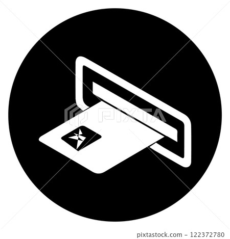 ATM card icon vectors illustration 122372780
