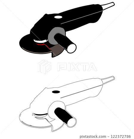 hand grinding machine icon vectors illustration 122372786