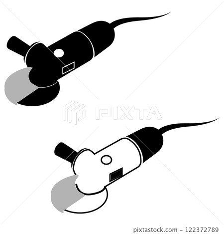 hand grinding machine icon vectors illustration 122372789