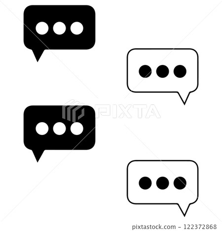 chat icon illustration symbol design 122372868