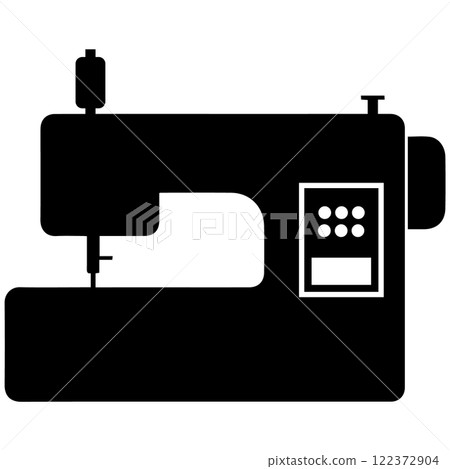 sewing machine icon vectors illustration symbol design 122372904
