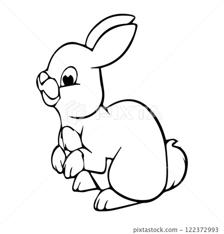rabbit animal icon vectors illustration symbol design 122372993